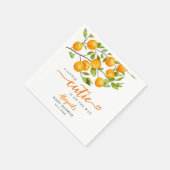 リトルかわいこちゃんベビーシャワー スタンダードカクテルナプキン (角)