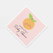 リトルかわいこちゃんベビーシャワー スタンダードランチョンナプキン (角)