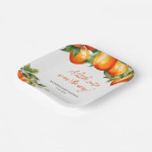 リトルかわいこちゃんベビーシャワー ペーパープレート (傾斜あり)