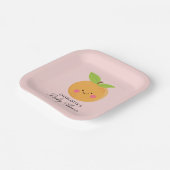 リトルかわいこちゃんベビーシャワー ペーパープレート (傾斜あり)