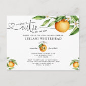 リトルかわいこちゃんベビーシャワー ポストカード (正面)