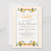 リトルかわいこちゃんベビーシャワー 招待状 (正面)