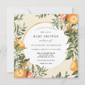 リトルかわいこちゃんベビーシャワー 招待状 (正面)