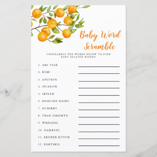 リトルかわいこちゃんベビー単語スクランブルゲーム (正面)