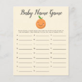 リトルかわいこちゃんベビー名シャワーゲームイエロー (正面)