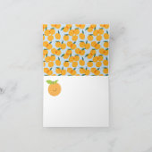 リトルかわいこちゃんボーイズ赤ちゃんシャワーありがとう サンキューカード (内部)