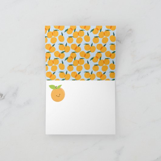 リトルかわいこちゃんボーイズ赤ちゃんシャワーありがとう サンキューカード (内部)