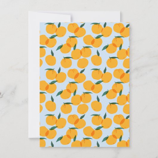 リトルかわいこちゃんボーイズ赤ちゃんシャワー招待状 招待状 (裏面)