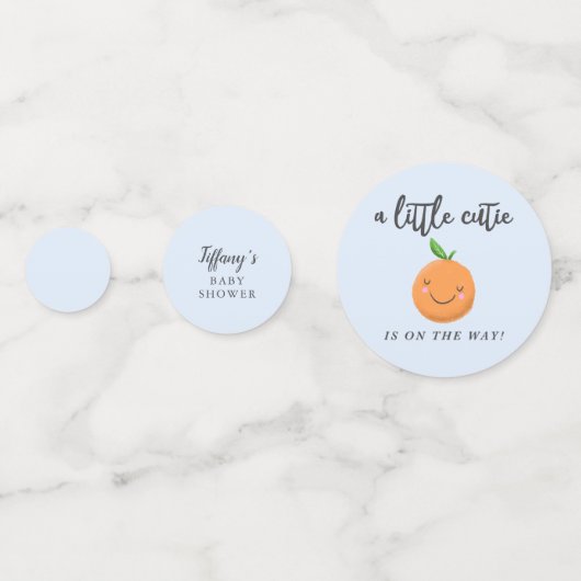 リトルかわいこちゃんボーイベビーシャワー コンフェッティ (裏面)