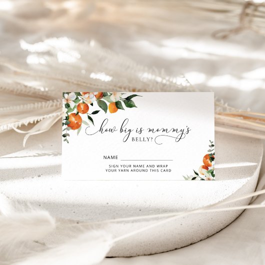 リトルかわいこちゃんママのお腹の大きさ エンクロージャーカード