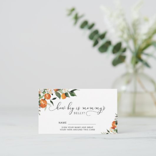 リトルかわいこちゃんママのお腹の大きさ エンクロージャーカード (スタンド正面)