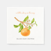 リトルかわいこちゃんミニマリスト美学ベビーシャワー スタンダードカクテルナプキン (正面)