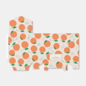 リトルかわいこちゃんモダンオレンジ誕生日 フェイバーボックス (折り畳みなし)