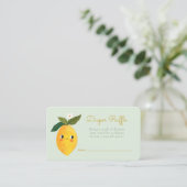 リトルかわいこちゃんレモンおむつラッフル エンクロージャーカード (スタンド正面)