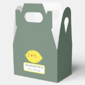 リトルかわいこちゃんレモンシトラスファースト誕生日 フェイバーボックス (オープン)