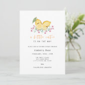 リトルかわいこちゃんレモンシトラスベビーシャワー 招待状 (スタンド正面)