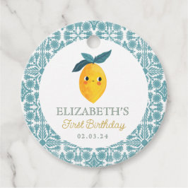 リトルかわいこちゃんレモンシトラス誕生日 フェイバータグ