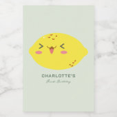 リトルかわいこちゃんレモンシトラス ワインラベル (シングルラベル)