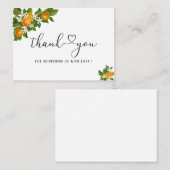 リトルかわいこちゃん感謝していユー ノートカード (正面/裏面)