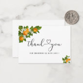 リトルかわいこちゃん感謝していユー ノートカード (正面/裏面インサイチュ)