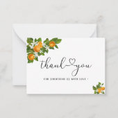 リトルかわいこちゃん感謝していユー ノートカード (正面)