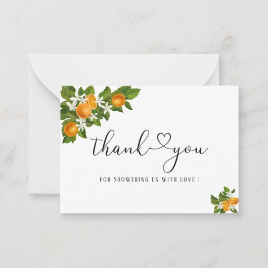 リトルかわいこちゃん感謝していユー ノートカード (正面)