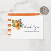 リトルかわいこちゃん感謝していユー ノートカード (正面/裏面インサイチュ)