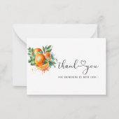 リトルかわいこちゃん感謝していユー ノートカード (正面)