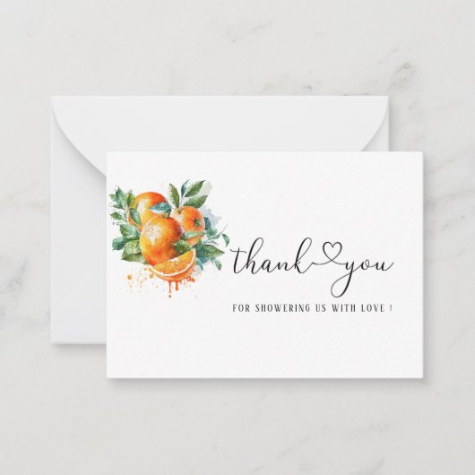 リトルかわいこちゃん感謝していユー ノートカード (正面)