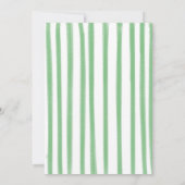 リトルかわいこちゃん手描き柑橘系オレンジ色の赤ちゃんシャワー 招待状 (裏面)