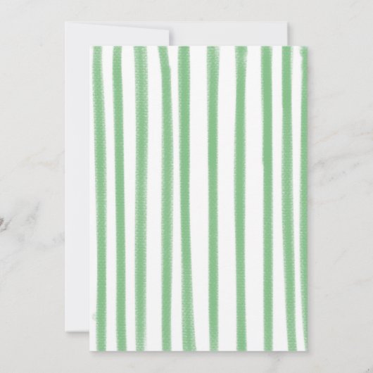 リトルかわいこちゃん手描き柑橘系オレンジ色の赤ちゃんシャワー 招待状 (裏面)