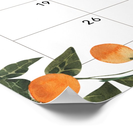 リトルかわいこちゃん推測ベビー期日カレンダー ポスター (角)