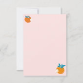 リトルかわいこちゃん最初の誕生日招待 招待状 (裏面)