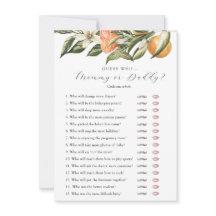 リトルかわいこちゃん柑橘推測誰がシャワーゲームカード