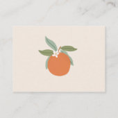 リトルかわいこちゃん柑橘系オレンジベビー本 エンクロージャーカード (裏面)