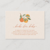 リトルかわいこちゃん柑橘系オレンジベビー本 エンクロージャーカード (正面)