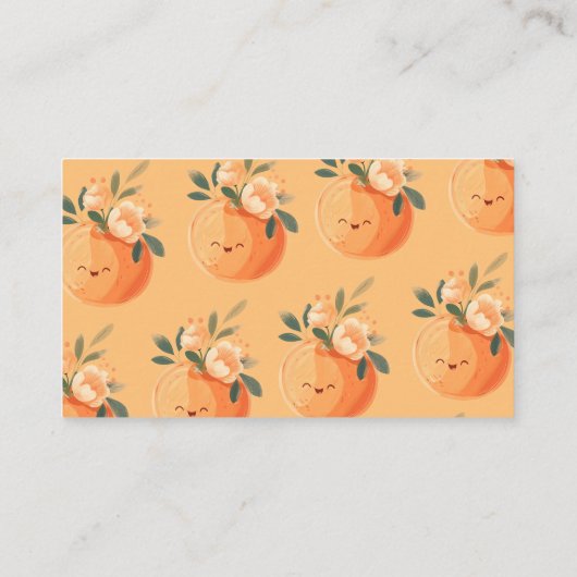 リトルかわいこちゃん柑橘系ベビーシャワーおむつラッフル エンクロージャーカード (裏面)