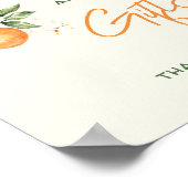 リトルかわいこちゃん柑橘系ベビーシャワーブックとギフト ポスター (角)