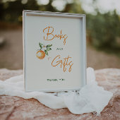 リトルかわいこちゃん柑橘系ベビーシャワーブックとギフト ポスター