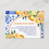 リトルかわいこちゃん柑橘系ベビーシャワーブックベビー エンクロージャーカード (正面)