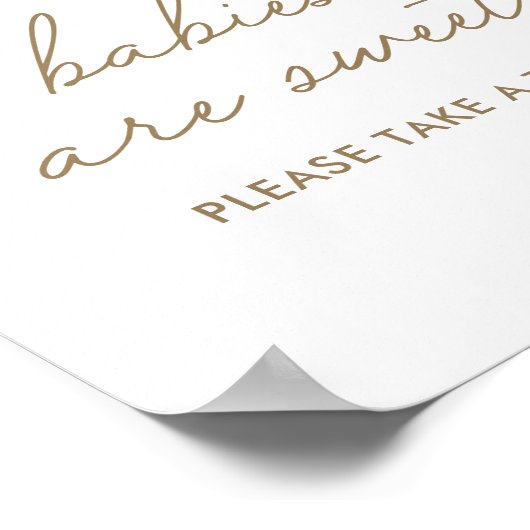 リトルかわいこちゃん柑橘系ベビーシャワーベビーは甘い ポスター (角)