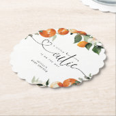 リトルかわいこちゃん柑橘系ベビーシャワー ペーパーコースター (アングル)