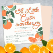 リトルかわいこちゃん柑橘系植物性ベビーシャワー 招待状