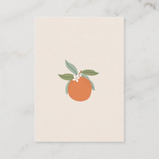 リトルかわいこちゃん柑橘類おむつラッフル エンクロージャーカード (裏面)