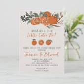 リトルかわいこちゃん柑橘類オレンジジェンダーリビールパーティー 招待状 (スタンド正面)