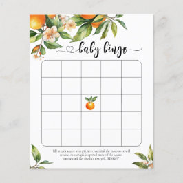 リトルかわいこちゃん柑橘類オレンジベイビーシャワービンゴゲーム