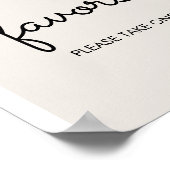 リトルかわいこちゃん柑橘類オレンジベビーシャワーウィズィブ ポスター (角)