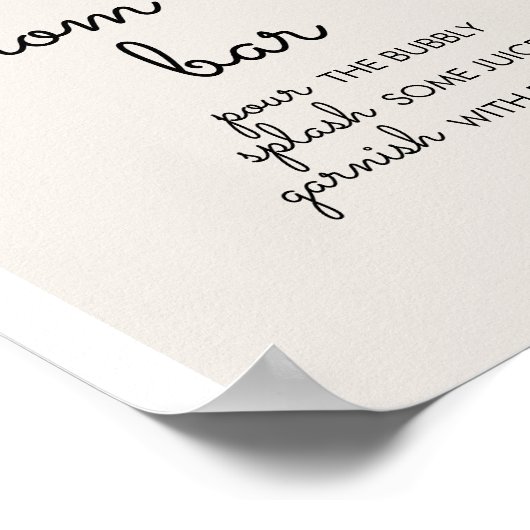 リトルかわいこちゃん柑橘類オレンジベビーシャワーマママオサバー ポスター (角)