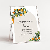 リトルかわいこちゃん柑橘類オレンジベビーシャワーマママオサバー ポスター