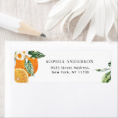 リトルかわいこちゃん柑橘類差出人住所ラベル ラベル (インサイチュ)